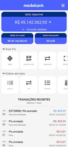ModoBank Screen 2