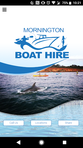 Android application Mornington Boat Hire App screenshort