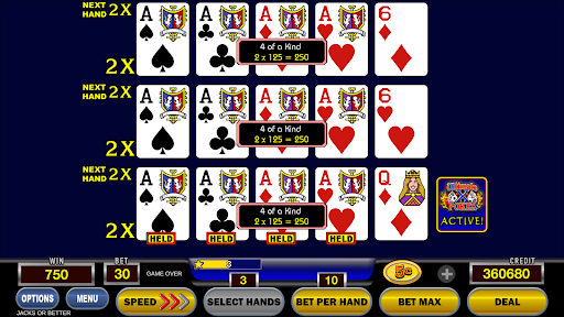 Ultimate X Poker™ Video Poker Screen 2