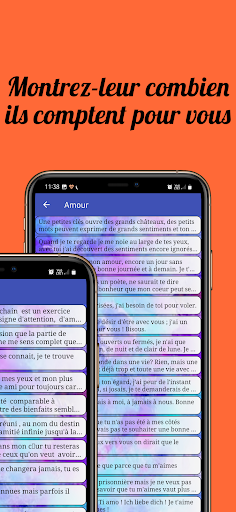 SMS Messages Damour Touchant Screen 3