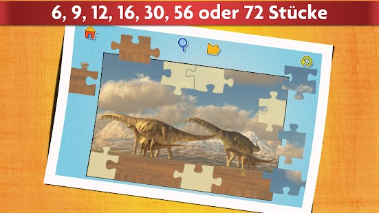 Spiel Dinosaurier Puzzlespiel Screenshot