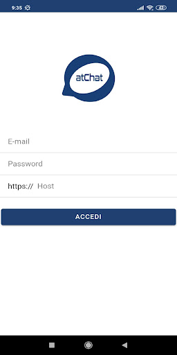 Android application atChat screenshort