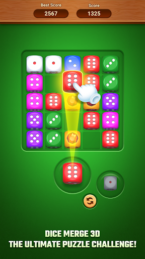 Android application Dice Merge 3D - Puzzle Master screenshort
