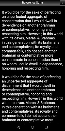 Reverence Sutta - Buddhism Screen 3