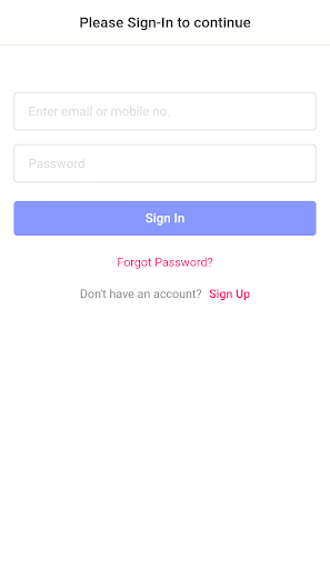 Android application Grahak screenshort