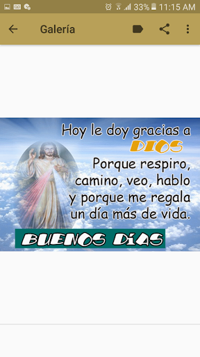 Android application Buenos Días Cristianos screenshort