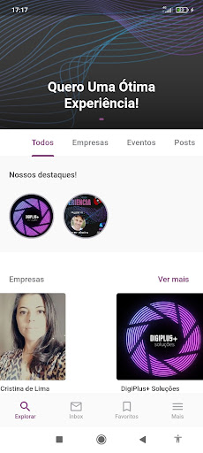 Android application Quero Uma Ótima Experiencia screenshort