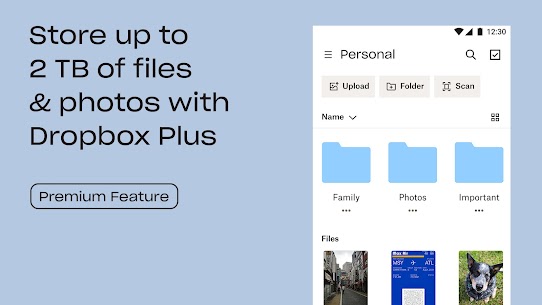 Dropbox Mod Apk Cloud Photo Storage Download (Unlimited Storage) 3