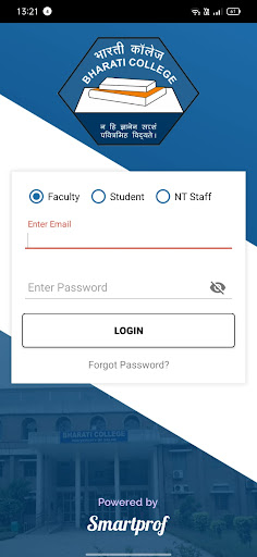 Android application SmartProf Bharati screenshort