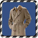 Man Trench Coat Suit Editor icon