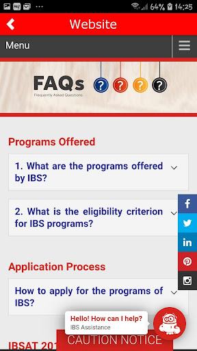 ICFAI Business School Screen 2