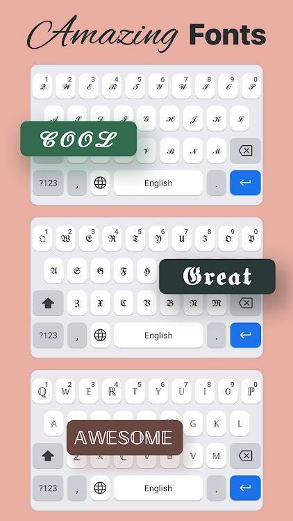 Fonts Art: Cute Keyboard Font - 2.60.13 - (Android)