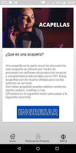Acapellas & Instrumentales Screen 3