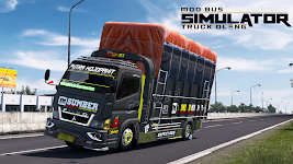 screenshot of Mod Bus Simulator Truk Oleng