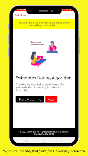 Android application Swindate | University Dating screenshort