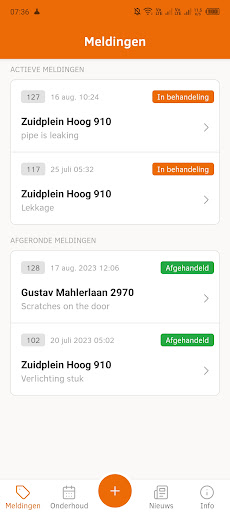 Android application Service App screenshort