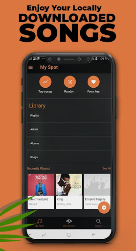 Android application Vibespot screenshort