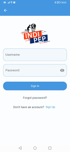 Android application INDIPEP screenshort