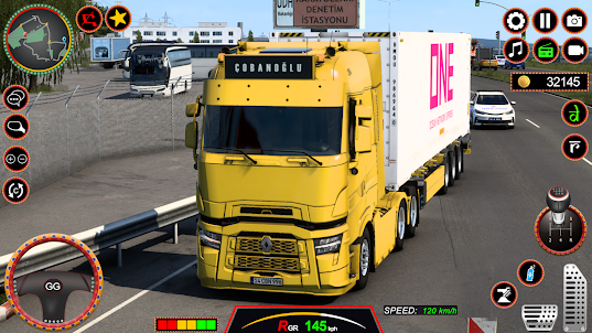 camión de carga euro juego 3d