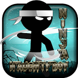 jumping naughty ninja game icon
