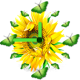 Flower Clock widget icon