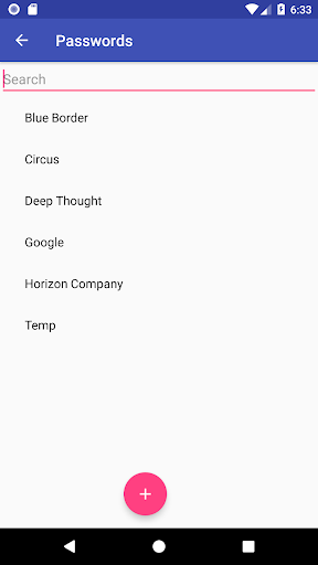 Passwords Screen 3