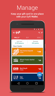 Gyft - Mobile Gift Card Wallet Screenshot