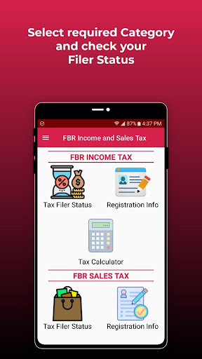Active List & Tax Calculator Screen 2