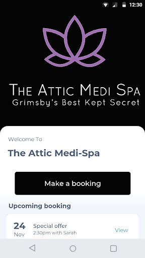 Android application The Attic Medi-Spa screenshort