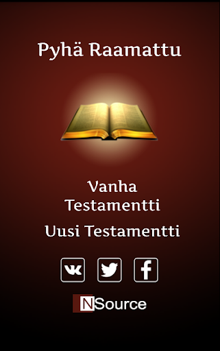 Android application Read Finnish Bible offline screenshort