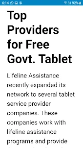 Freee Government Tablets