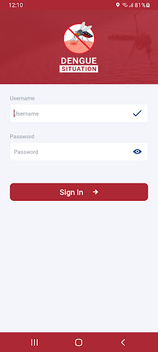 Dengue Situation App Screen 2