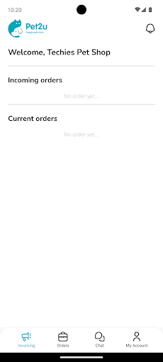 Pet2U Merchant Screen 2