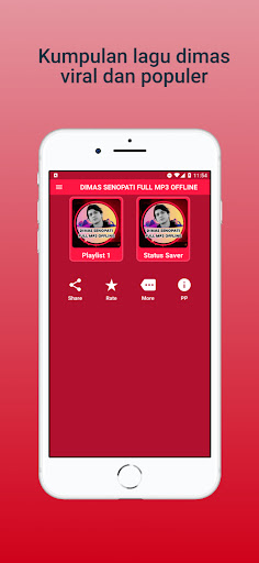 Android application Dimas Senopati Mp3 Offline screenshort