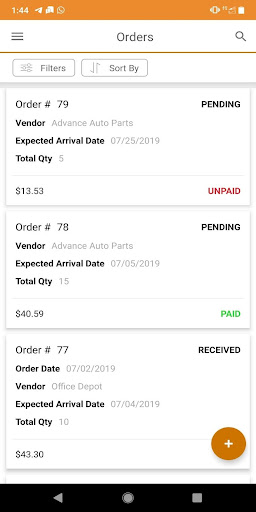 sureEcosystem Inventory Screen 3
