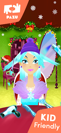 Game screenshot Girls Hair Salon Xmas apk download