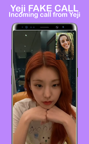 Imágen 2 ITZY Yeji Fake Call android