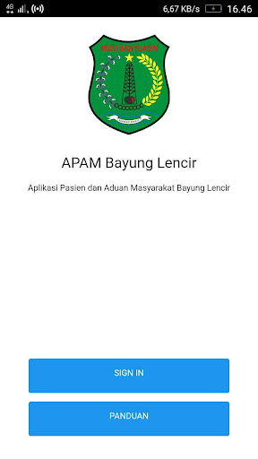 Android application APAM RSUD Bayung Lencir screenshort