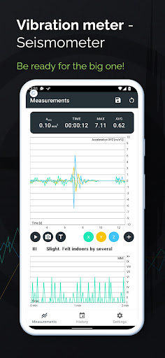Vibration meter - Seismometer 1