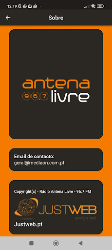 Rádio Antena Livre - 96.7 FM Screen 2