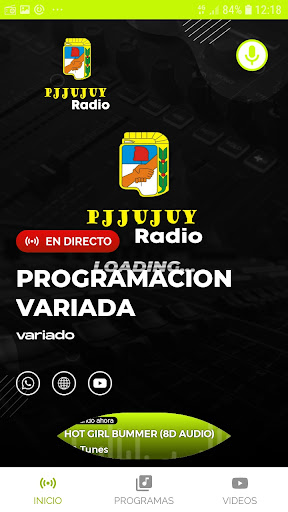 Radio Pjjujuy Screen 2
