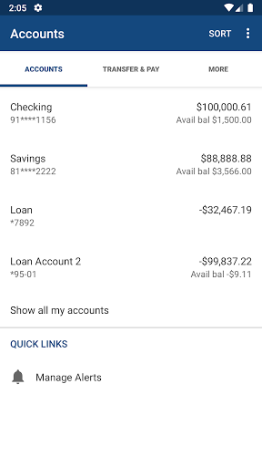 GNB Bank Mobile Banking Screen 3