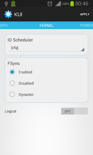 KUI - A Kernel Tweaker
