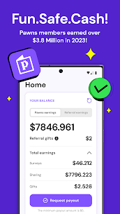 Pawns.app: Surveys for Money 1