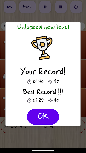 Android application Slide Puzzle screenshort