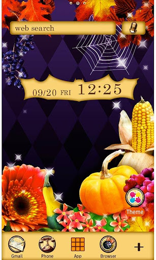Android application Halloween Harvest Wallpaper screenshort