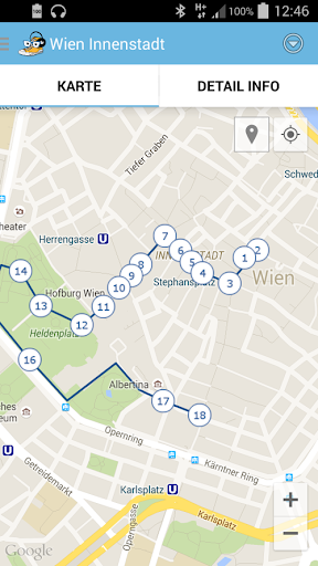 City Listening GPS Audio Guide Screen 3