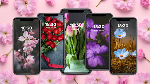 Android application Flower Wallpapers screenshort