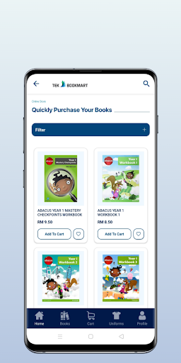 TEKBookmart Screen 2