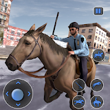 Mounted Horse Cop Chase Arrest icon